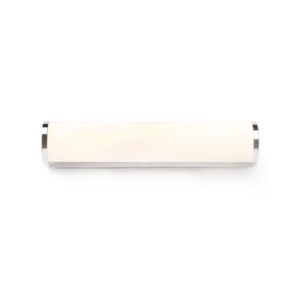Faro Danubio - applique murale - 39,5 x 8 x 9 cm - 12W LED inclus - IP44 - chrome brillant