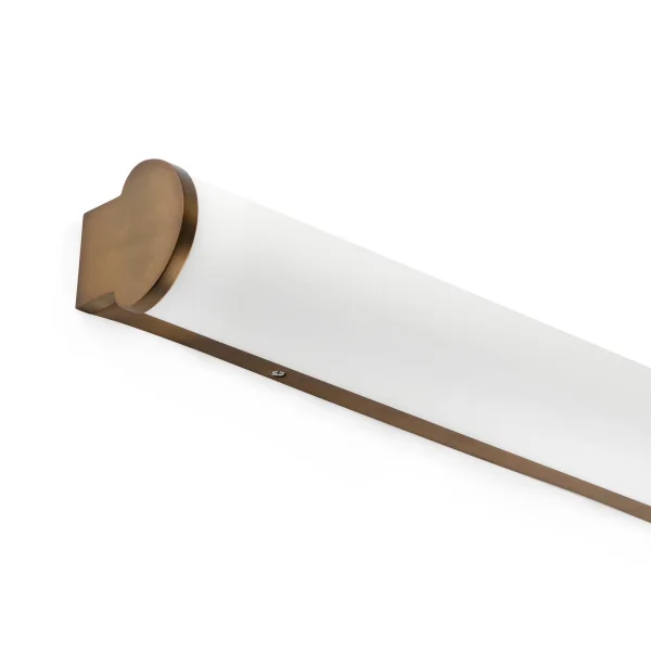 Faro Danubio - applique murale - 57,5 x 8 x 9 cm - 18W LED inclus - IP44 - bronze
