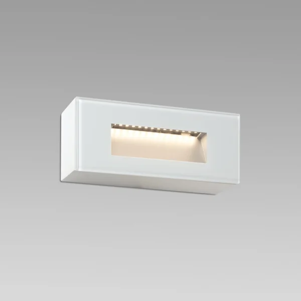 Faro Dart - applique encastrée - 19 x x 3,6 x 8 cm - 5W LED inclus - IP65 - blanc mat