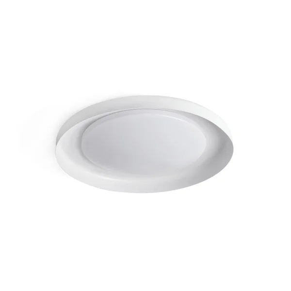 Faro Dolme - plafonnier - Ø 40 x 7 cm - 24W LED inclus - blanc mat