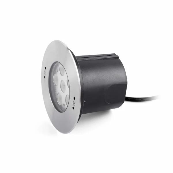 Faro Edel - projecteur subaquatique à LED - Ø 180 mm, Ø 156 mm à encastrer - 18W LED inclus - IP68 - acier inoxydable satiné