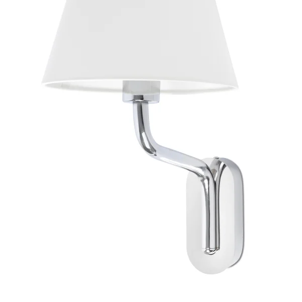 Faro Eterna - applique murale - 21,5 x 20 x 16 cm - blanc et chrome