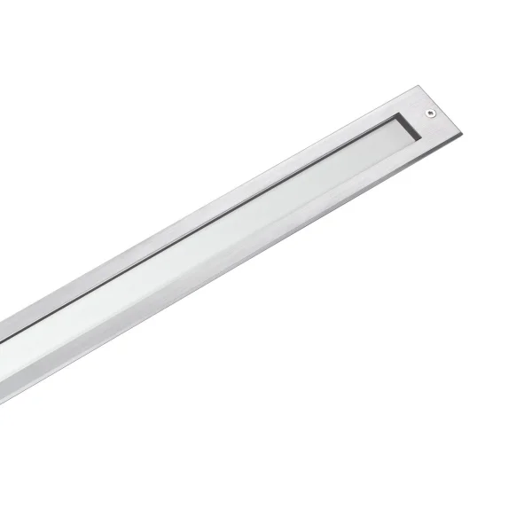 Faro Falls - spot extérieur au sol - 500 x 53 mm, 520 x 53 mm à encastrer - 11W LED inclus - IP67 - acier inoxydable satiné