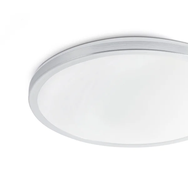 Faro Foro - plafonnier - Ø 36 x 9 cm - 24W LED inclus - IP44 - aluminium