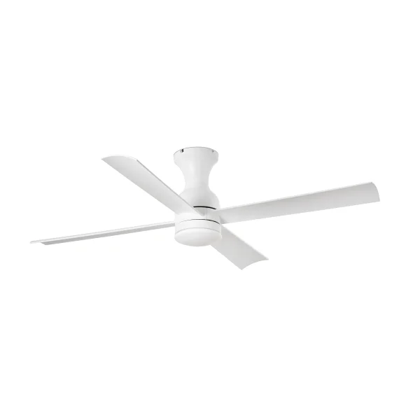 Faro Fraser - ventilateur de plafond avec lumière et télécommande - Ø 120 cm - 16W LED inclus - blanc mat