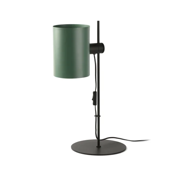 Faro Guadalupe - lampe à poser - 24 x 22,5 x 55 cm - noir et vert