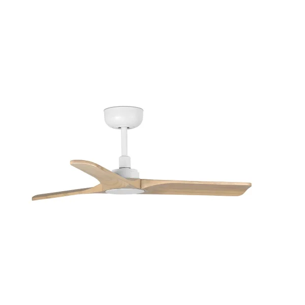 Faro Heywood - ventilateur de plafond - Ø 90 x 190 cm - 6 vitesses - inclus télécommande avec minuterie - blanc et bois