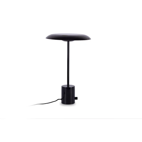 Faro Hoshi - lampe à poser - Ø 26 x 40 cm - 12W LED dimmable inclus - noir brillant