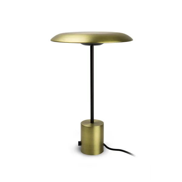 Faro Hoshi - lampe à poser - Ø 26 x 40 cm - 12W LED dimmable inclus - or et noir