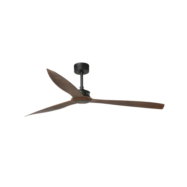 Faro Just Fan - ventilateur de plafond avec télécommande - Ø 178 cm - brun et noir mat