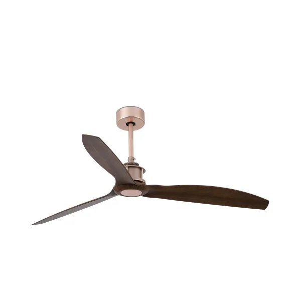 Faro Justfan - ventilateur de plafond avec télécommande - Ø 128 cm - brun foncé et cuivre