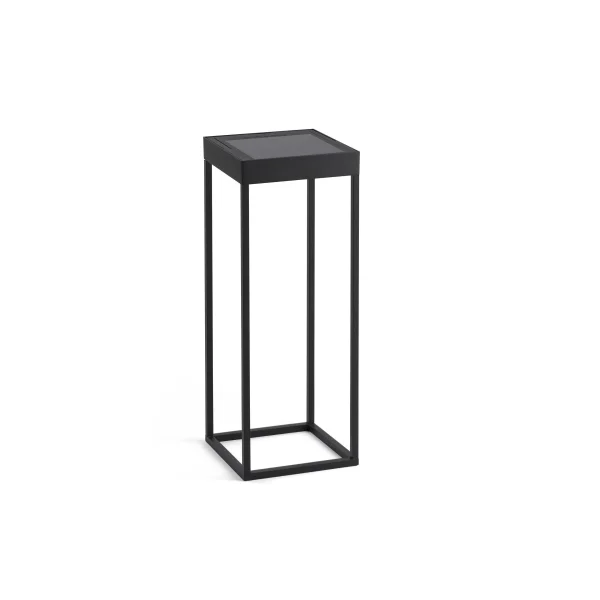 Faro Kasp - lampe solaire portable - 18,4 x 18,4 x 30 cm - 2W LED inclus - IP65 - noir mat