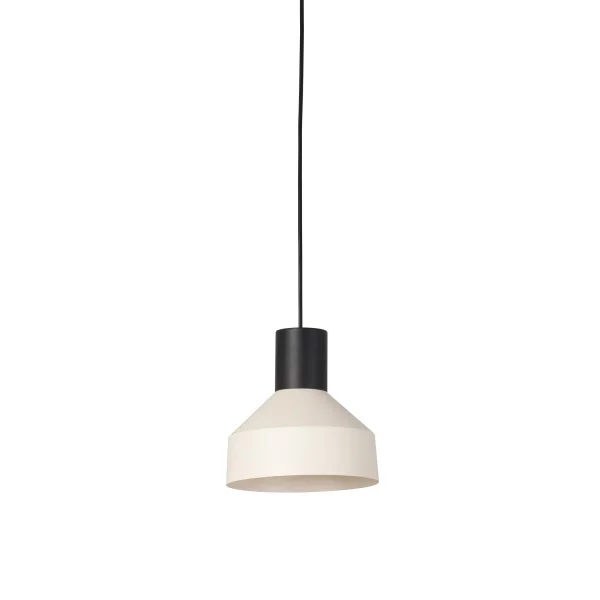 Faro Kombo - lampe suspendue - Ø 20 x 20 cm - beige et noir