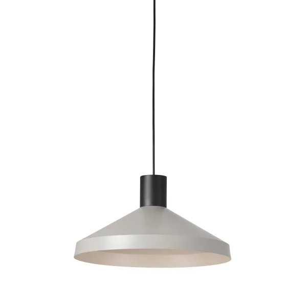 Faro Kombo - lampe suspendue - Ø 40 x 20,5 cm - gris et noir