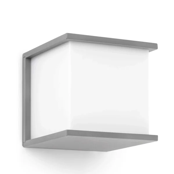 Faro Kubick - applique murale - 16,5 x 16,5 x 16,5 cm - IP44 - gris