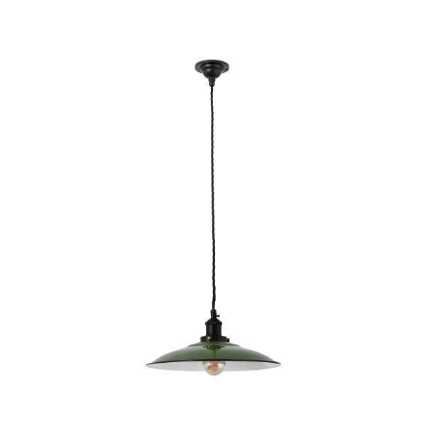 Faro Lang - lampe suspendue - Ø 34,5 x 14,9 cm - vert brillant