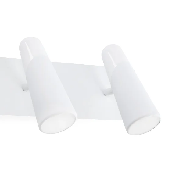 Faro Lao - spot en saillie 2L - 25 x 12 x 14 cm - 2 x 4,5W LED inclus - blanc mat