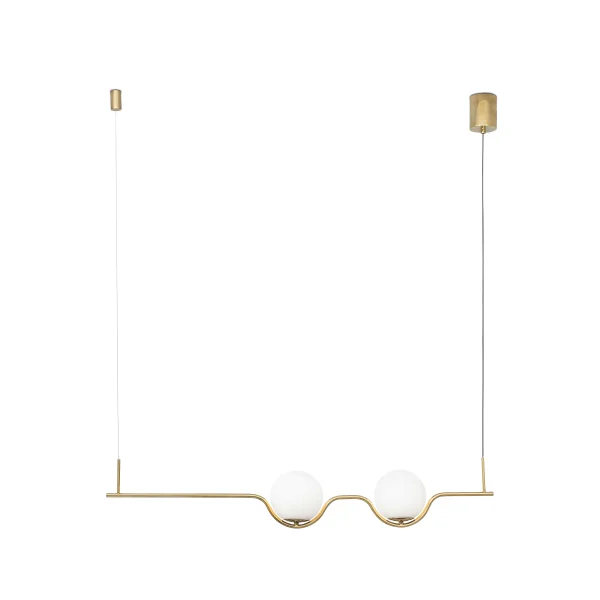 Faro Le Vita - lampe suspendue - 103 x 8 x 18 cm - 13W LED inclus - or brillant