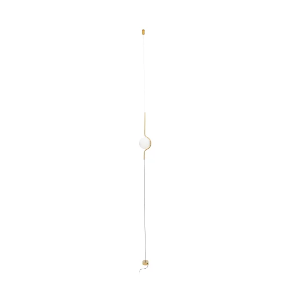 Faro Le Vita - lampe suspendue - Ø 14 x 308 cm - 6W LED inclus - or brillant