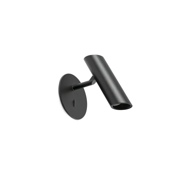 Faro Leo - applique murale avec interrupteur - Ø 10 x 16 cm - 3,5W LED inclus - noir mat