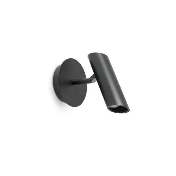 Faro Leo - spot en saillie - Ø 10 x 16 cm - 7W LED inclus - noir mat