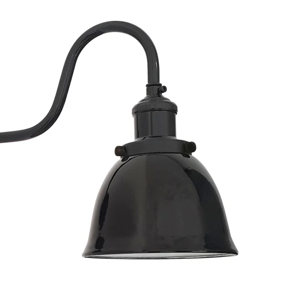 Faro Loa - applique murale - 15 x 26 x 26 cm - noir mat