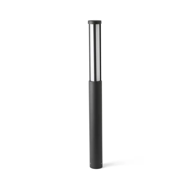 Faro Logar - lampe de jardin - Ø 8 x 90 cm - 23W LED inclus - IP54 - gris foncé