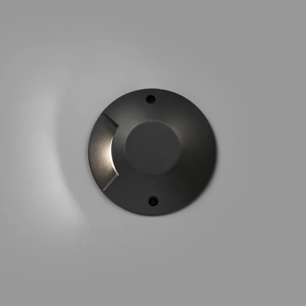 Faro Loth - applique murale - Ø 20 x 4,2 cm - 6W LED inclus - IP67 - noir mat