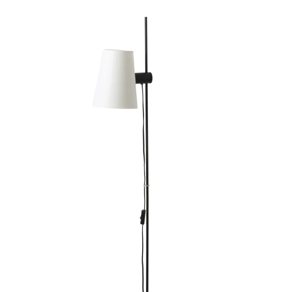 Faro Lupe - lampadaire - 150 cm - beige et noir