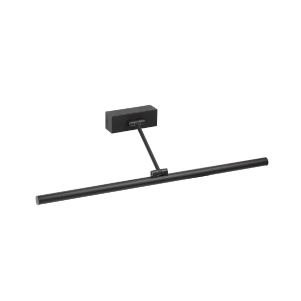 Faro Magritte - applique murale - 60 x 22,4 x 4 cm - 12W LED inclus - noir mat