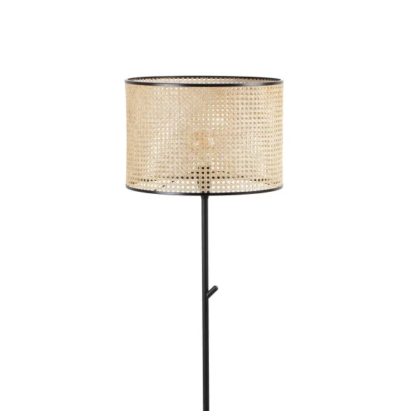 Faro Mambo - lampadaire - 154 cm - brun clair et noir