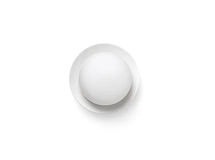 Faro May - plafonnier - Ø 12 x 8 cm - 4W LED inclus - IP44 - blanc