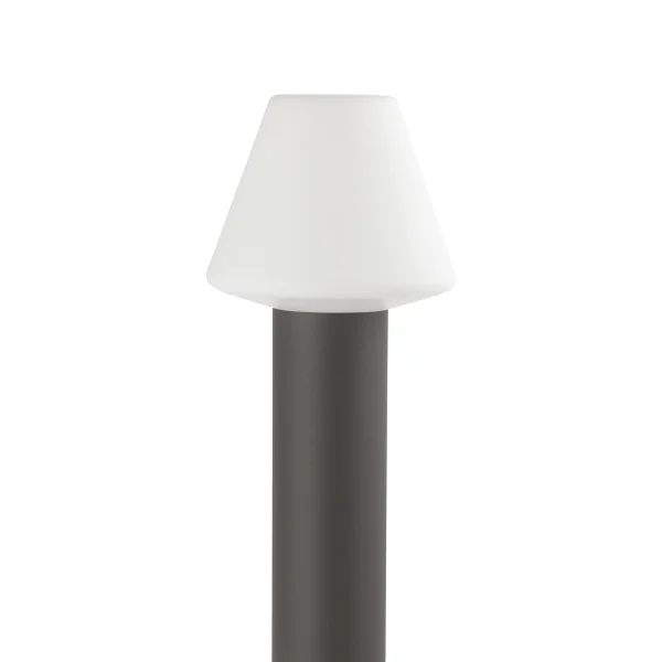 Faro Mistu - lampe de jardin - Ø 19 x 60 cm - IP44 - gris foncé
