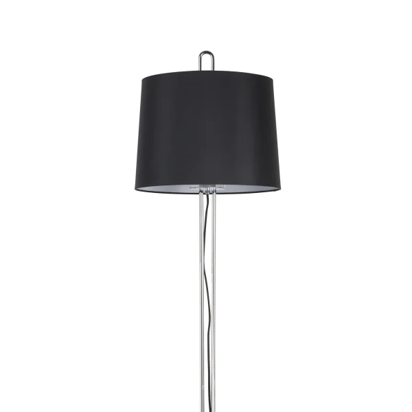 Faro Montreal - lampadaire - 160 cm - chrome et noir