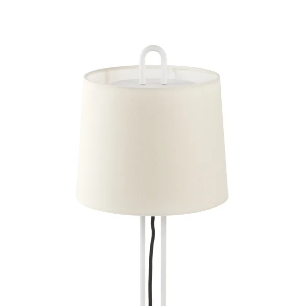 Faro Montreal - lampe à poser - Ø 25 x 54 cm - blanc et beige