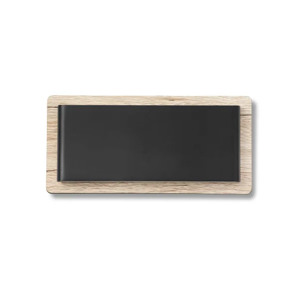 Faro Mood - applique murale - 27 x 5 x 13 cm - 2 x 3W LED inclus - noir et marron