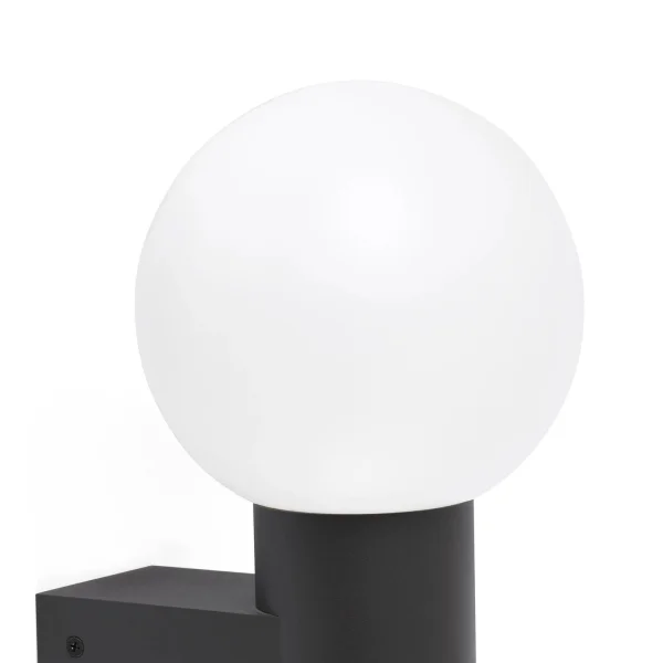 Faro Moon - applique murale - 18 x 19,5 x 26 cm - IP44 - gris foncé