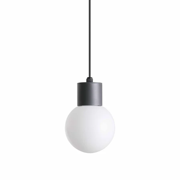 Faro Moon - lampe suspendue - Ø 18 x 153,5 cm - IP44 - gris foncé