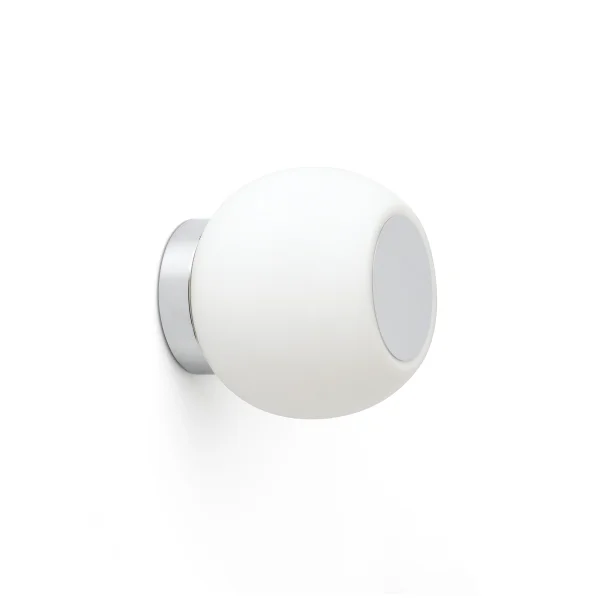 Faro Moy - applique/plafonnier - Ø 14 x 13 cm - 4W LED inclus - IP44 - aluminium satiné