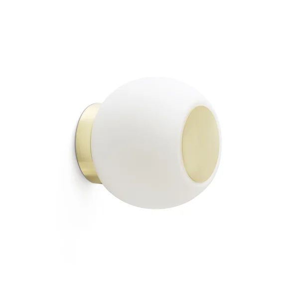 Faro Moy - applique/plafonnier - Ø 14 x 13 cm - 4W LED inclus - IP44 - or satiné