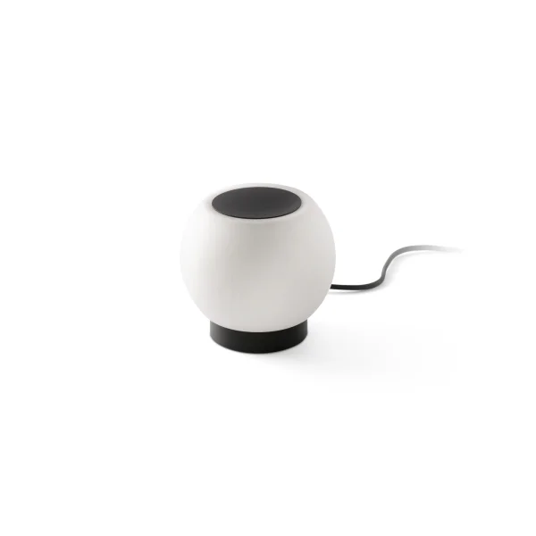 Faro Moy - lampe de table - Ø 14 x 13 cm - 4W LED inclus - noire mat et blanc