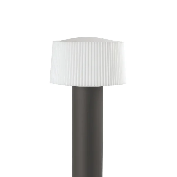Faro Muffin - lampe de jardin - Ø 20 x 55,9 cm - IP44 - gris foncé