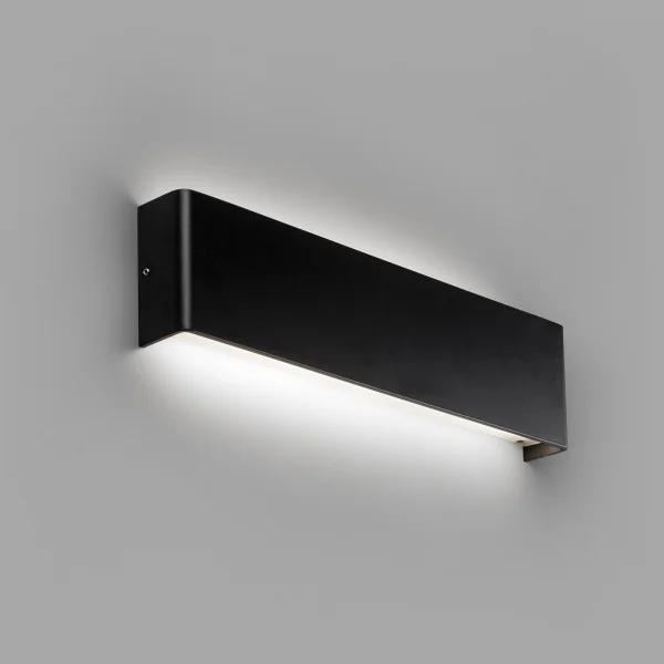 Faro Nash - applique murale - 37 x 4 x 9 cm - 16W LED inclus - noir mat