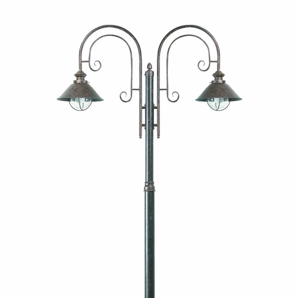 Faro Nautica - lampadaire - 108 x 18,5 x 225 cm - IP33 - brun rouille