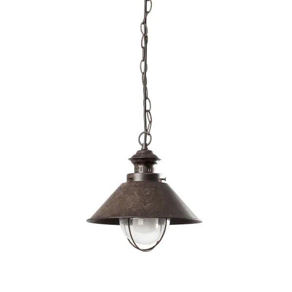 Faro Nautica - lampe suspendue - Ø 26 x 101,5 cm - IP33 - brun rouille