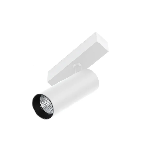 Faro Neso Hole - spot pour rail magnétique - Ø 5 x 11 x 16,3 cm - 10W LED DALI dimmable blanc chaud (3000K) inclus - faisceau 36° - blanc