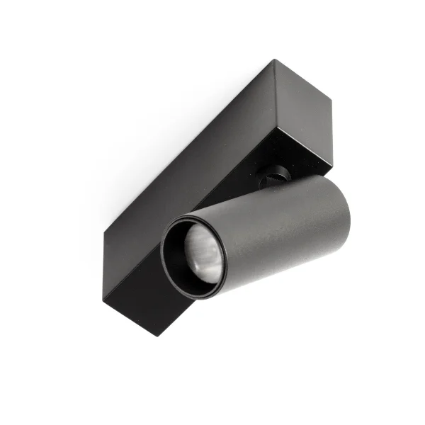 Faro Neso Hole - Spot sur rail magnétique - 20 x 3,5 x 10 cm - 5W DALI dimmable LED inclus - 40° faisceau - noir