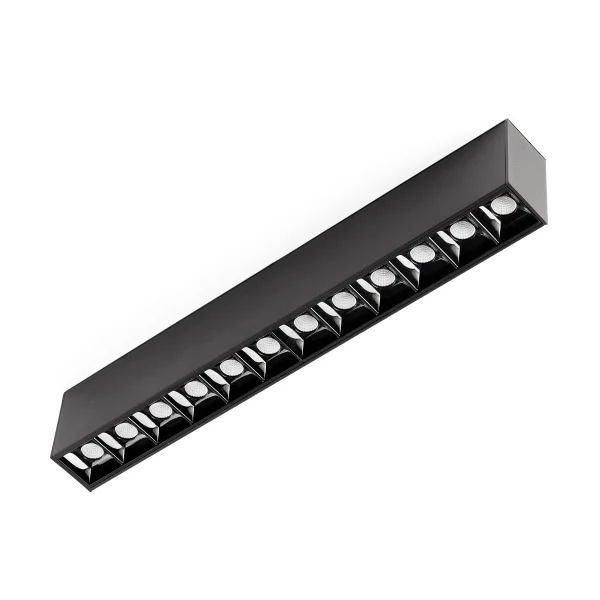Faro Neso Point-12 - luminaire pour rail magnétique - 32 x 1,3 x 2,2 cm - 16W DALI dimmable LED inclus - noir