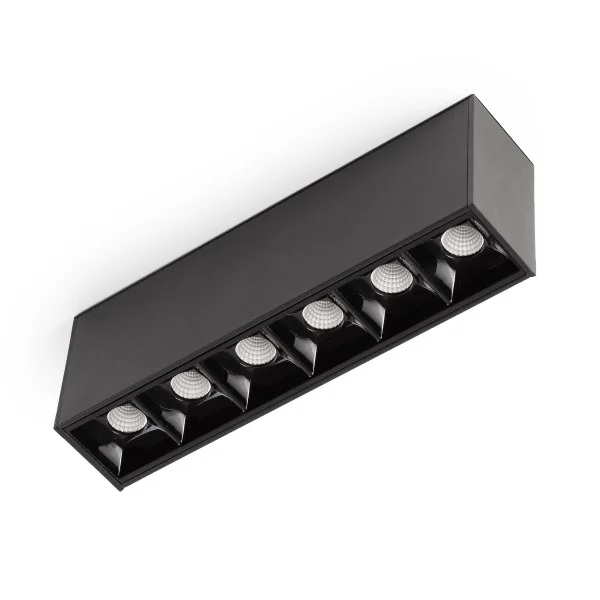 Faro Neso Point-6 - luminaire pour rail magnétique - 16,4 x 5,6 x 3,4 cm - 8W LED inclus - 34° faisceau - noir
