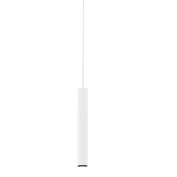 Faro Neso Top - lampe suspendue pour rail magnétique - Ø 3,5 x120 x 16,5 cm - 5W LED blanc chaud (3000K) inclus - 40° faisceau - blanc